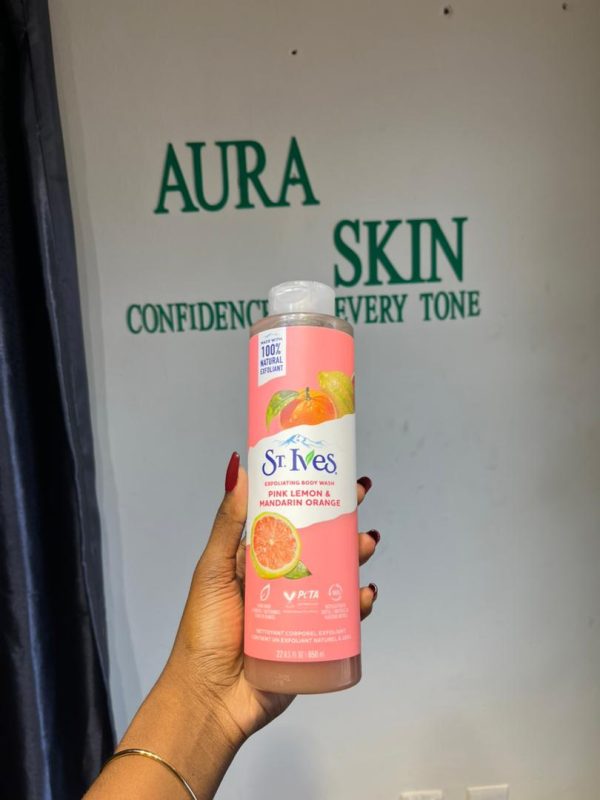 St.Ives Pink Lemon & Mandarin Orange Exfoliating body wash